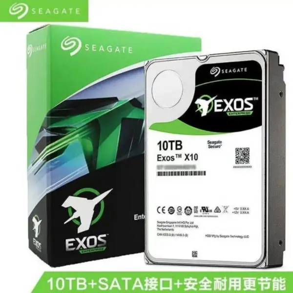 希捷 Seagate 企业级硬盘 10TB 256MB 7200转 PMR CMR SATA ST10000NM001G