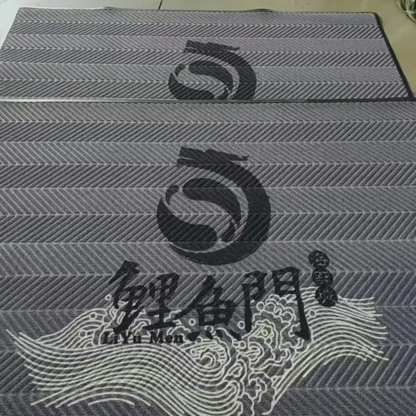 企业商务迎宾地垫可定制图案 商铺酒店入口加厚防滑抗压进门脚垫