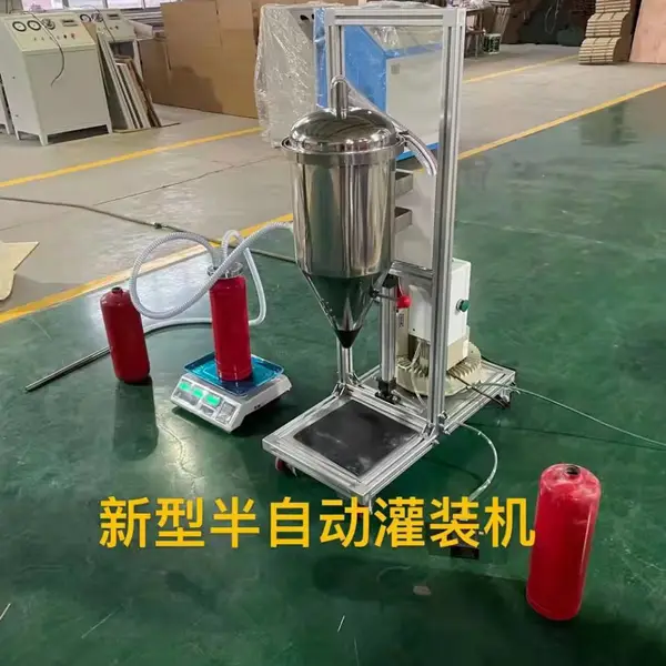 水基型灭火器灌装机 干粉灌装机 灭火器维修 消防设备 鸿源