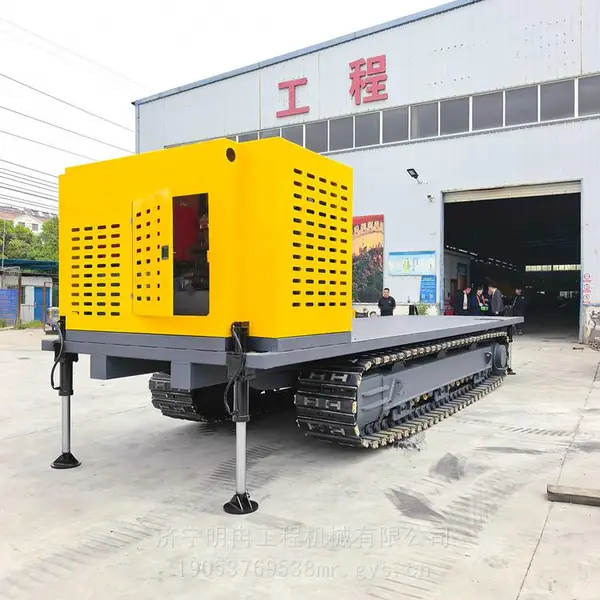 沙漠地形运输履带车 钢制履带翻斗车 15吨液压行走履带自卸车厂家