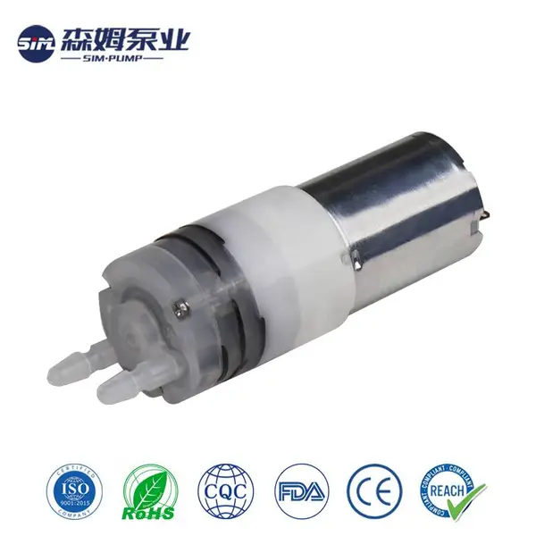 工厂定制直流3~36伏小型水泵精密迷你水泵适用净水器S370D10-LP
