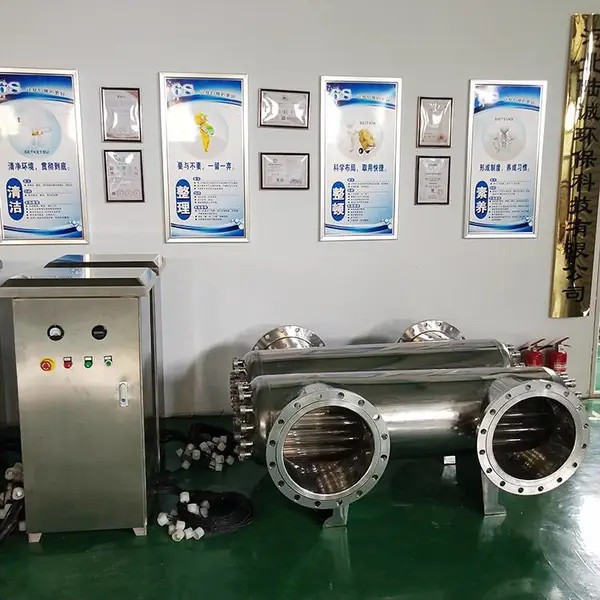 1600w污水处理紫外线消毒器 自动清洗消毒器 楼宇过流式紫外线消毒器 现货发货