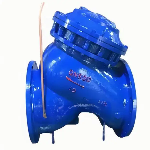 多功能缓开快闭止回阀 DY30BX-10C DN300 Y型结构WCB铸钢材质