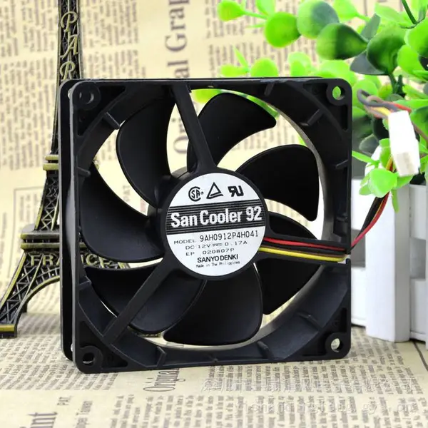 全新原装三洋 9cm9225 12V0.17A 9AH0912P4H041 4针PWM超静音风扇