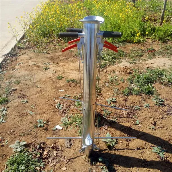 乐丰机械 多功能不锈钢蔬菜栽苗器 农用秧苗移栽机