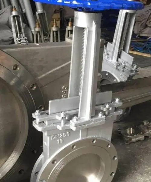 不锈钢四氟软密封刀型闸阀PZ73F-10P 远东阀门厂