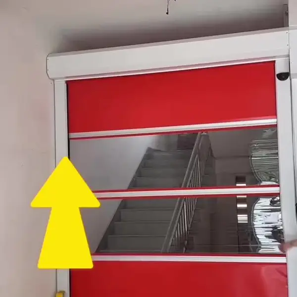 pvc快速电动卷帘门自动感应无尘车间电动卷闸门防尘保温提升门
