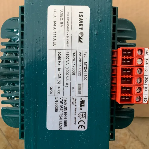 供应 ISMET 变压器 1300 VA (1000 VA UL)