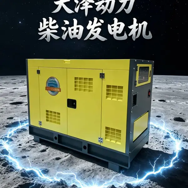 定制颜色尺寸55KW小型柴油发电机