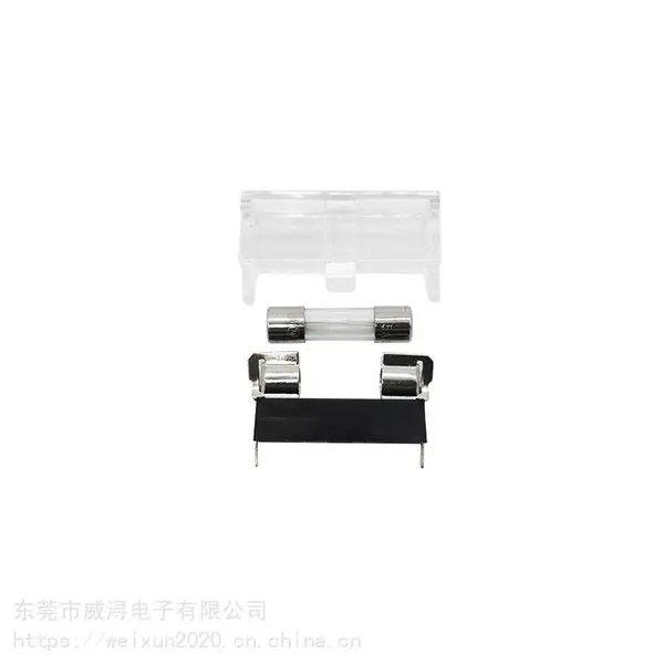 5x20保险丝座 646A直脚保险座 材质PA66保险管座
