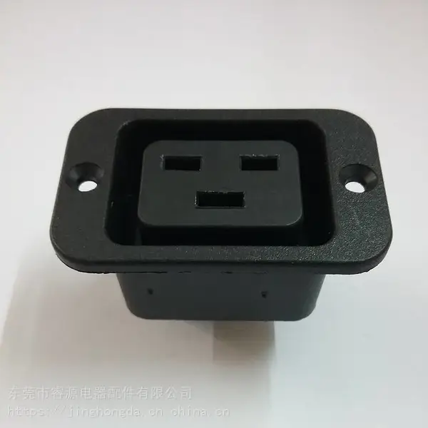 生产供应品字插座SS-3B电器AC电源输出IEC电源插座