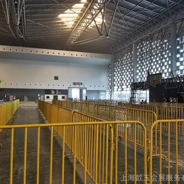 上海3米黄色铁马租赁可移动铁马出租马拉松护栏会展隔离围栏出租