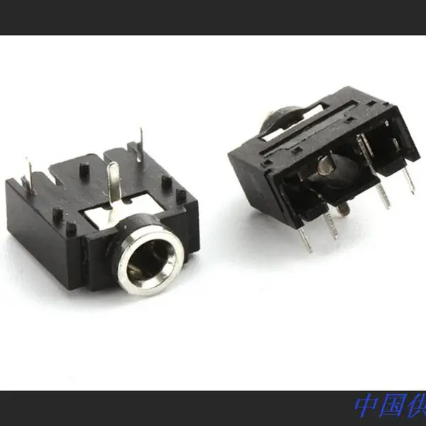厂家批发 3.5MM 耳机插座 PJ201M 2.5耳机插座 3P单声道音频接口
