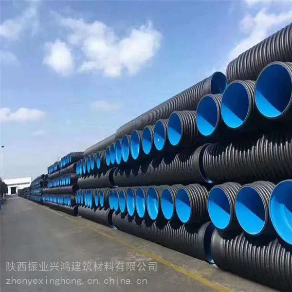 ɽ���˳������о���ϩHDPE˫�ڲ��ƹ� ����������ˮ���۹�dn500��������/PE�����ִ����ƹܳ���
