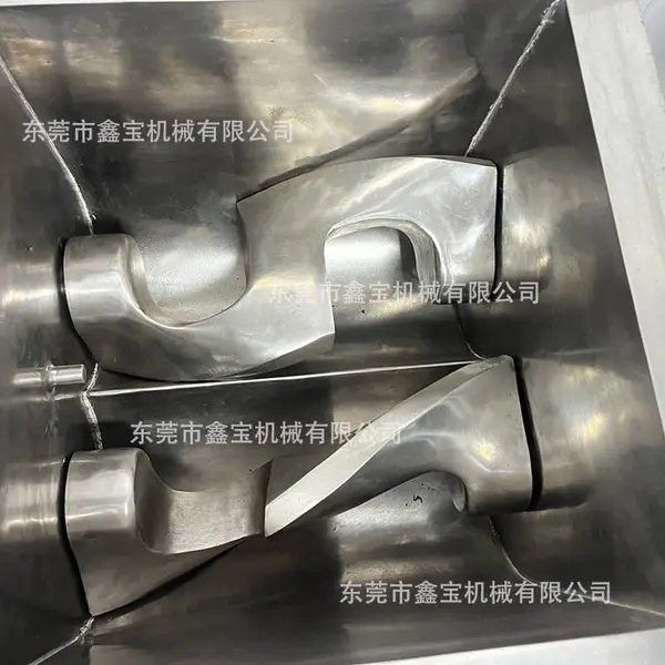 100L双轴搅拌机 粉体助剂混合搅拌机 小型捏合机侧翻出料