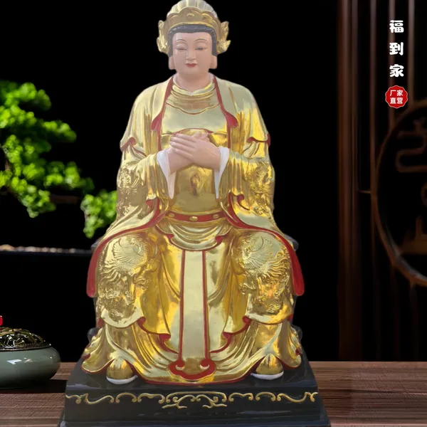 老母殿供奉2.6米老母娘娘神像十二老母九天圣母老皇母树脂雕塑