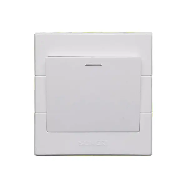 上海松日安置房工程开关插座86型一开大按钮城建监理质检开关