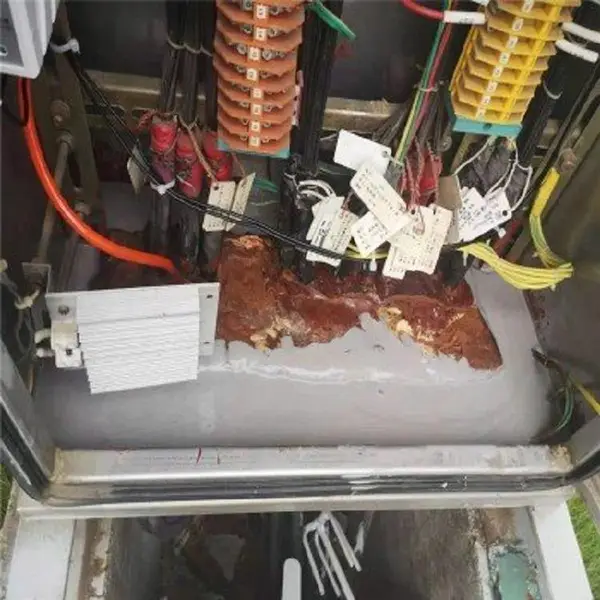 达泽希高分子封堵剂 环网柜防潮封堵施工照片
