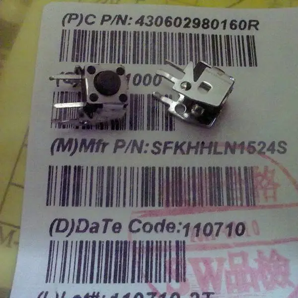 ̨�帣��FD SFKHHLN1524S ��֧����ʽ2���ᴥ����΢������6*6*5MM