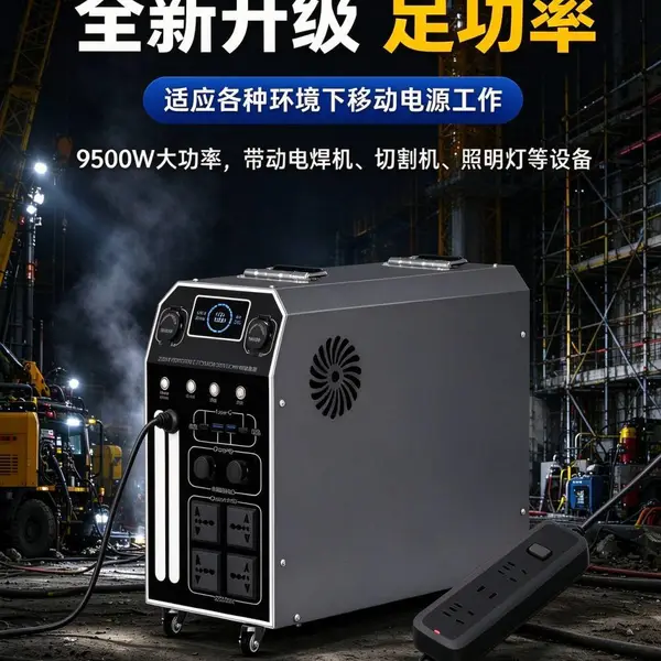 大功率户外移动电源220V纯正弦波宁德时代电芯3000Wh储电瓶露营摆摊家用