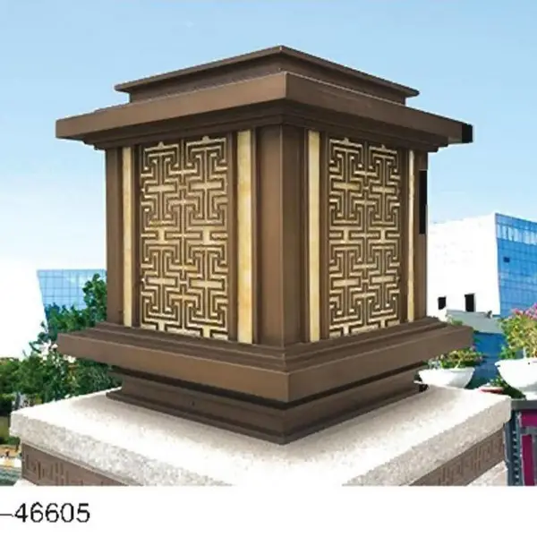 柱头灯 庭院柱灯 60cm 现代简约 小区围墙灯 景观照明 工程批发价