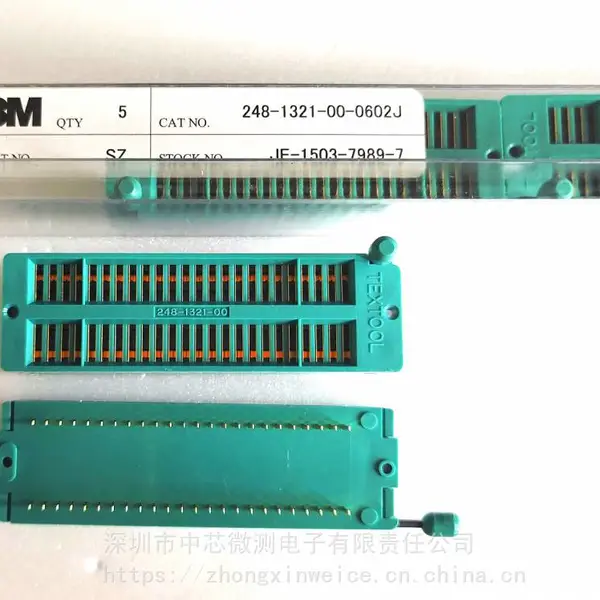 3M DIP封装 芯片测试座 老化座 248-1321-00-0602J Socket 300min