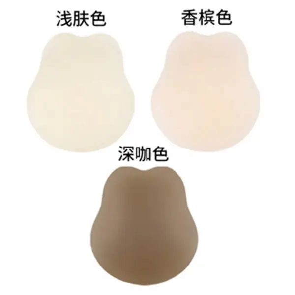 夏季新品大胸防下垂提拉乳贴薄款隐形固态硅胶迷你兔耳朵提胸贴批发
