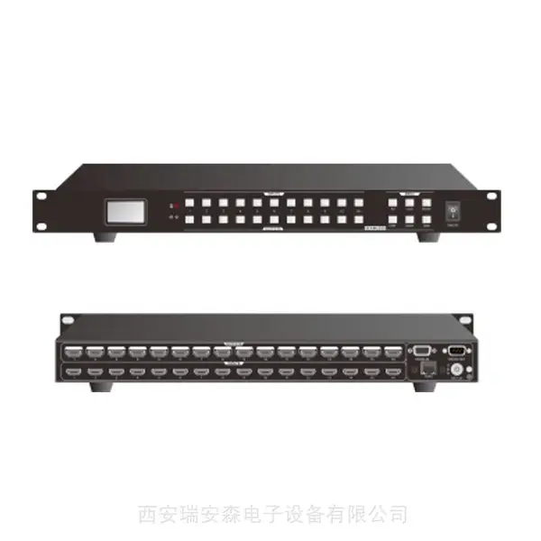 JRLON LT-1616H-4K HDMI高清4K一体化视频矩阵(16进16出)