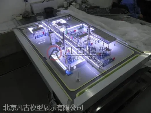 提供青岛石油化工模型|炼化流程沙盘定制加工