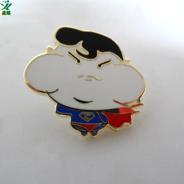 超人动漫风格徽章胸章定制儿童用品赠品礼品超人胸章定制做