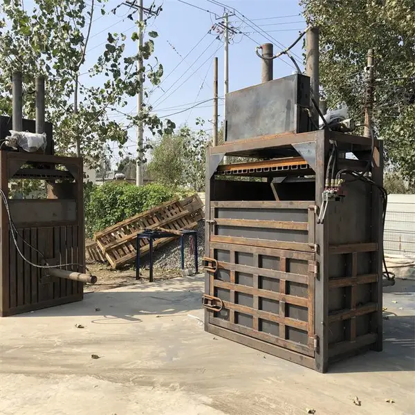 橡胶垫边角料打包机 皮革切边废料捆包机 快速处理运输不占地