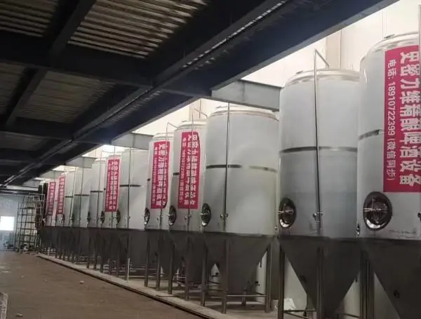 四川啤酒厂精酿啤酒设备酿造啤酒机器 20吨发酵罐
