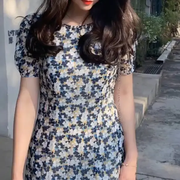 广州白马女装批发 梦莎奴夏装尾货 中高端大码连衣裙进货渠道 品牌女装尾货