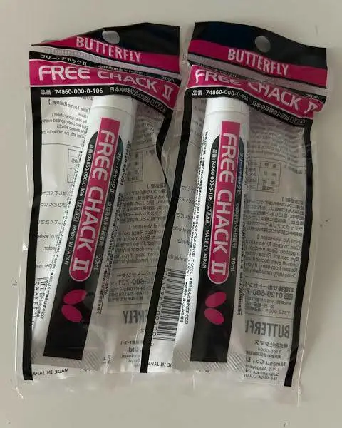 日本原装蝴蝶牌butterfly乒乓球拍胶水Free Chack粘合剂无机胶水