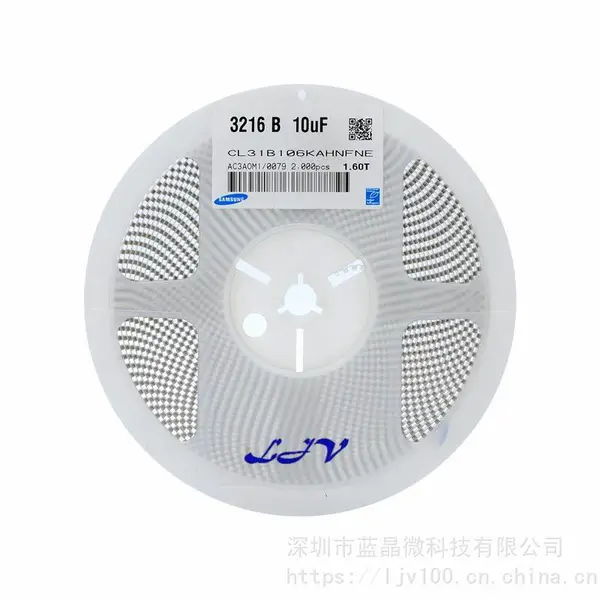 1206 106K25V 16V 10UF X7R贴片电容三星电容CL31B106KAHNNNE