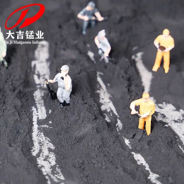 环保行业废气脱硫脱硝 MnO2含量40-60% 目数100-325 湖南大吉天然锰粉