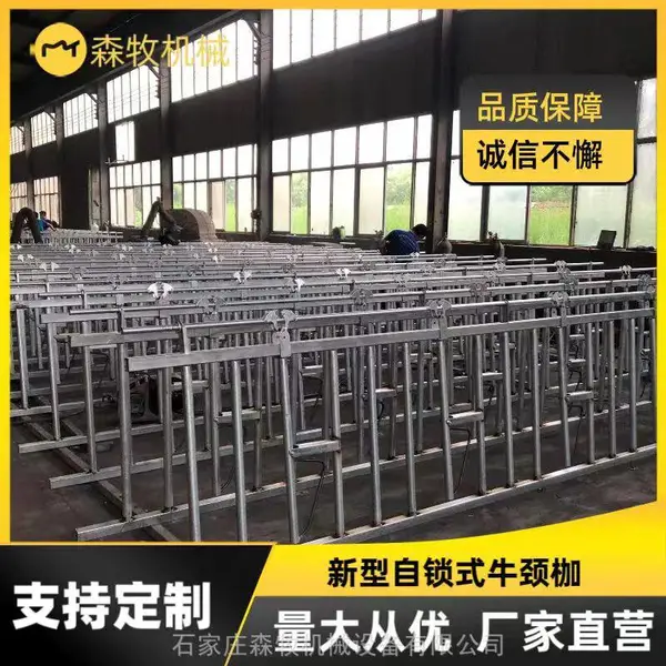 牛颈枷牛颈夹一牛一位镀锌材质自锁式厂家供应加厚