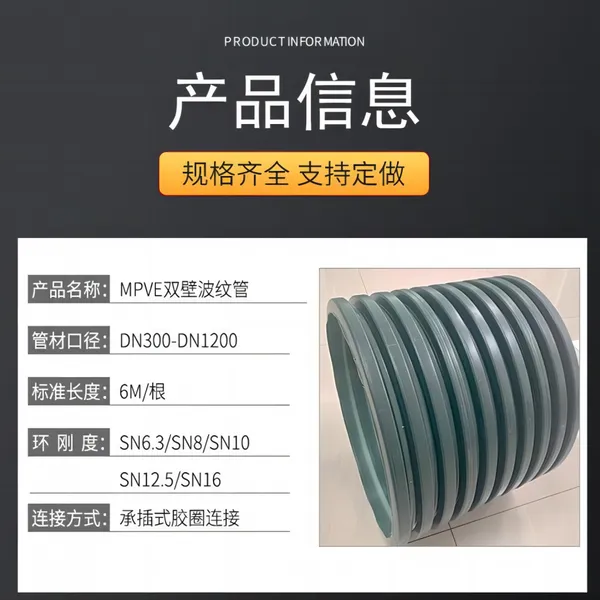 ��Ӧ����ϩ-������ϩ(MPVE)����˫�ڲ��ƹ� DN300 SN8