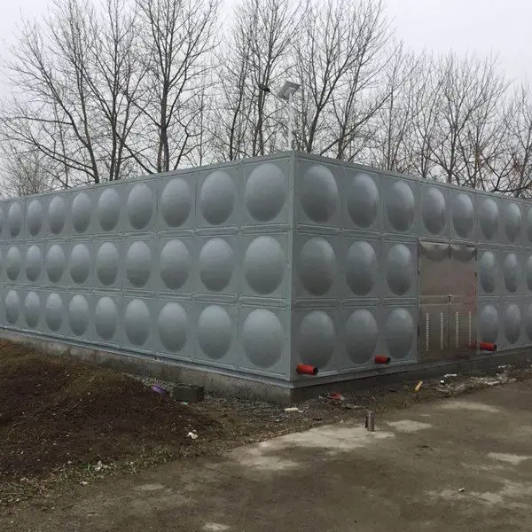消防保温水箱 40吨 304不锈钢 聚氨酯发泡 学校消防工程配套
