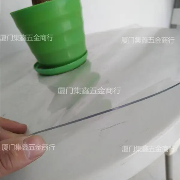 厦门定做PVC软板桌垫 餐桌布 水晶布龙塑透明磨砂软玻璃