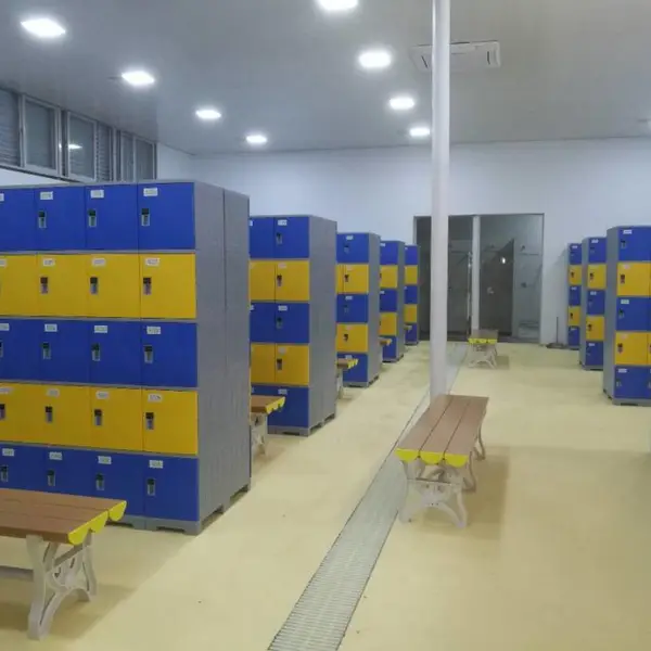 健身房ABS塑料更衣柜 浴室澡堂塑料储物柜 防水防潮