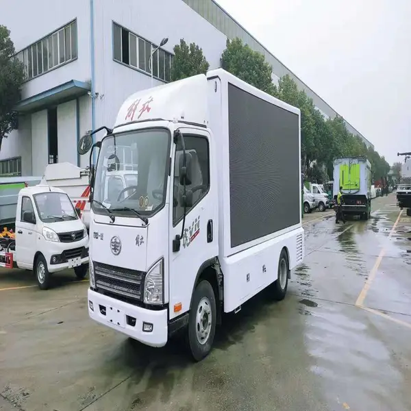 LED全屏广告车 大型LED流动舞台广告宣传车