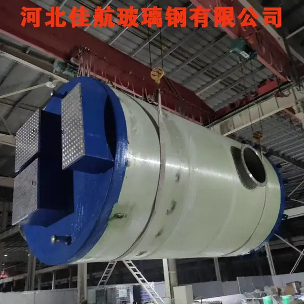 金泰诺 一体化预制泵站 远程监控 玻璃钢雨水提升泵站