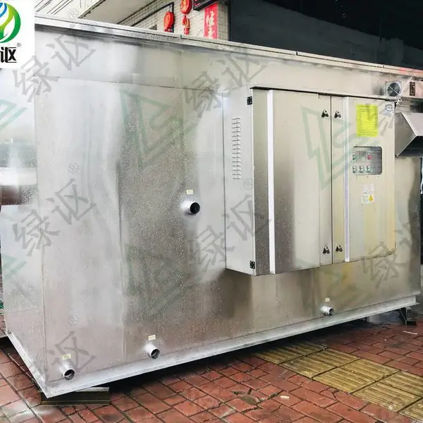 酒店厨房油水分离设备_绿森环保LS-60AT全自动隔油设备定制