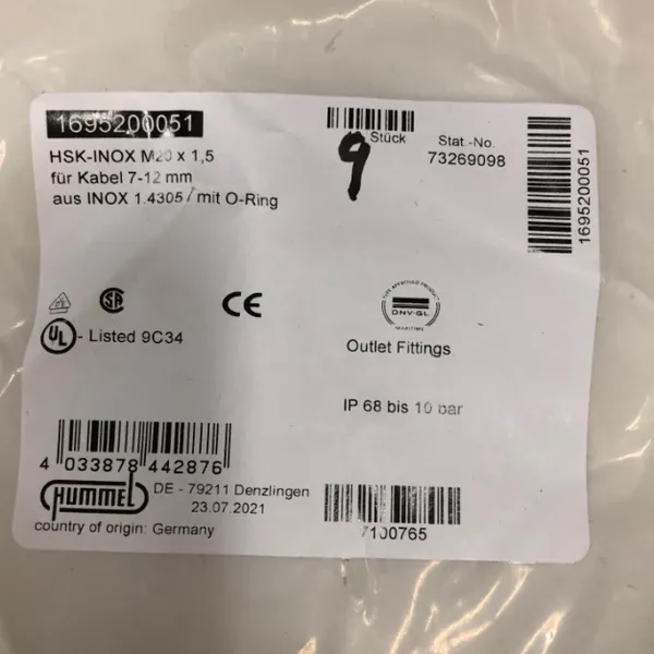 优势供应 SEALCON 螺母 CD20MR-SS