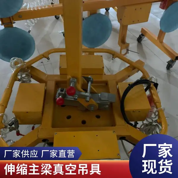 X 型遥控玻璃真空吸盘 高层远距离操控幕墙玻璃精准对位吊具
