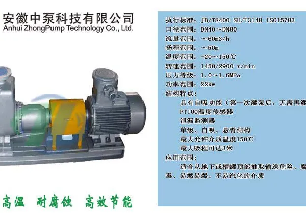 中泵科技MZP50-8不锈钢磁力自吸泵 强自吸泵