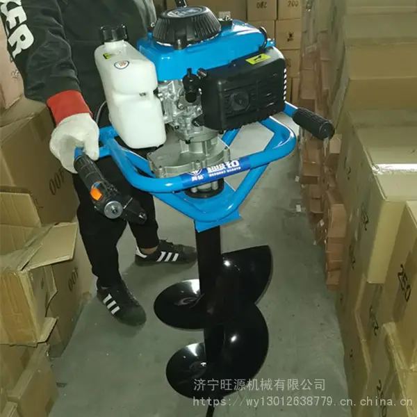 手提便携式挖坑机 四冲程汽油打眼机 种树植树地钻机