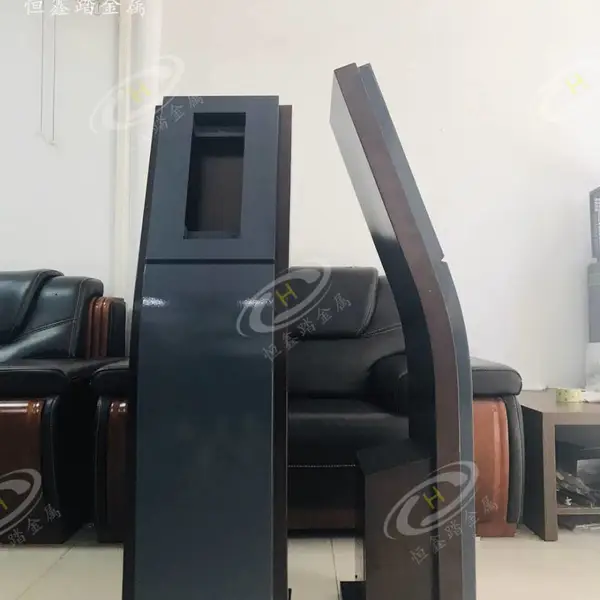 供应楼宇对讲门禁工作台 304不锈钢门口机 双色烤漆门禁立柱定做