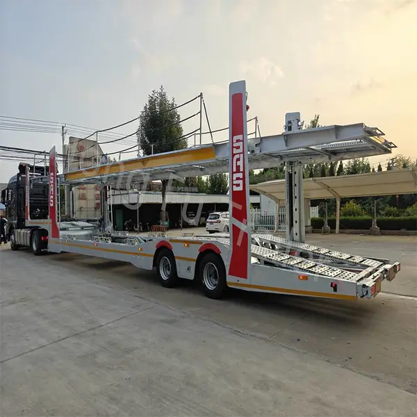 整车镀锌轿运半挂车 欧式半挂车 车辆运输 出口型轿运车 定制轿运车